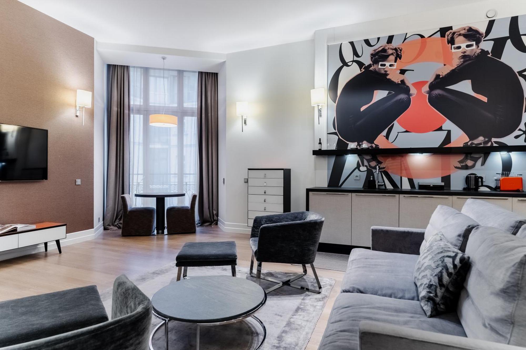 H15 Boutique Hotel, Warsaw, A Member Of Design Hotels 외부 사진 A suite at the hotel